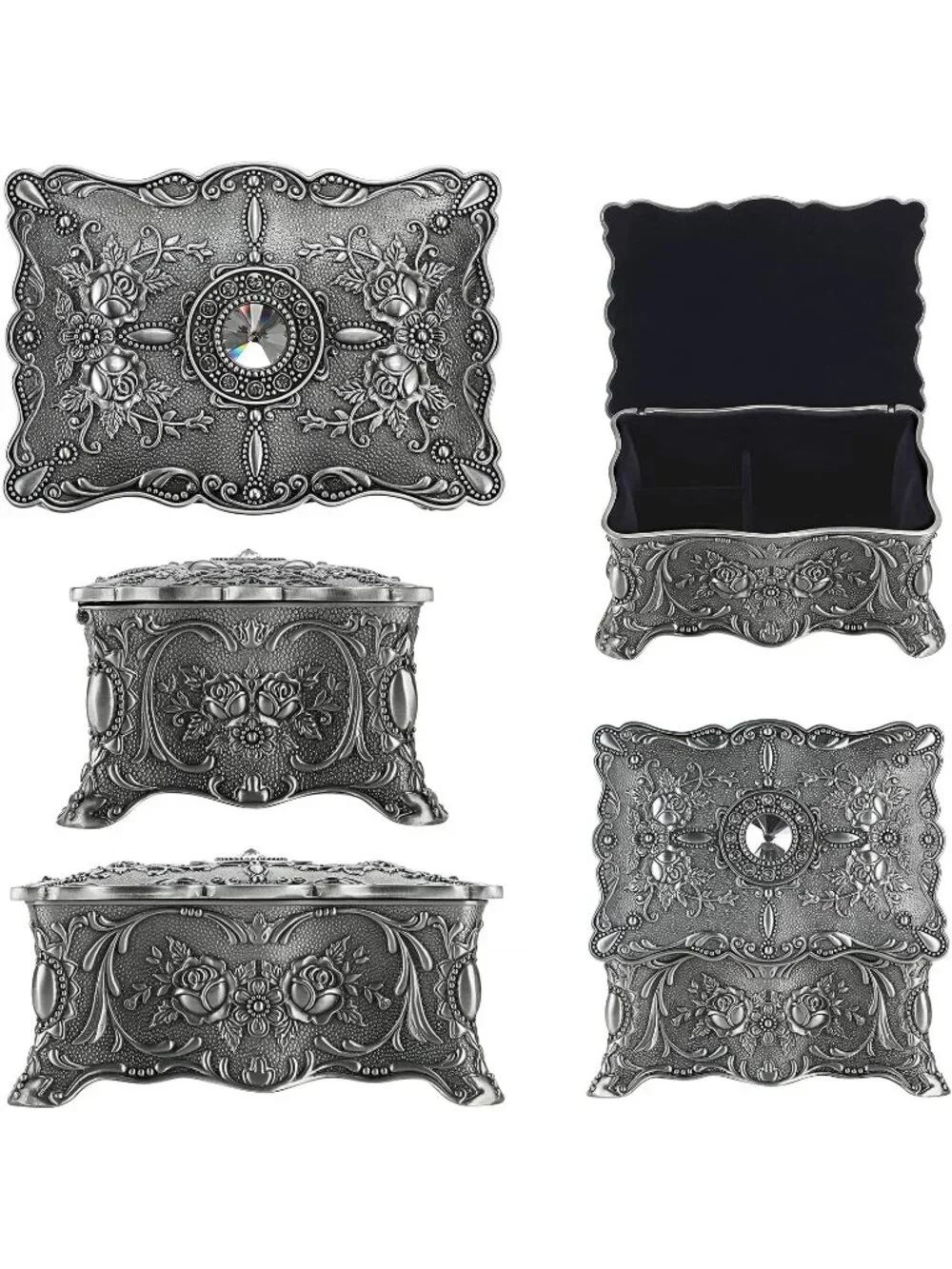 Vintage Metal Jewelry Organizer for Women 4.9